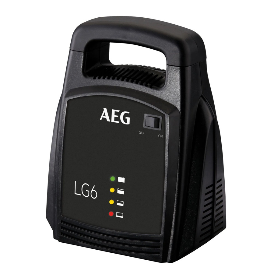 AEG Batterieladegerät LG6, schwarz, B/T/H: 22 x 12,9 x 25,8 cm - Bild 2
