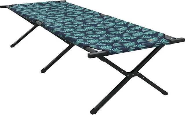 vidaXL Klappbares Schlafbett für Camping und Garten in Blatt Wald Grün, B/T/H: 210 x 80 x 46 cm - Bild 1