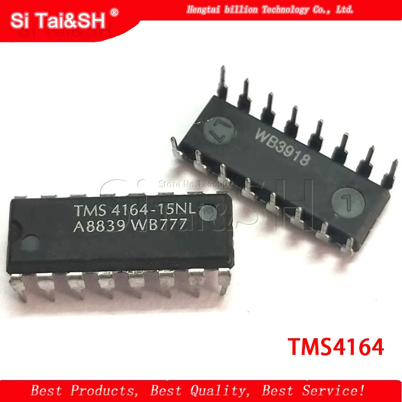 Si Tai&SH TMS4164-15NL TMS4164-15 TMS4164 DIP16 Speicherchip in Schwarz - Bild 2