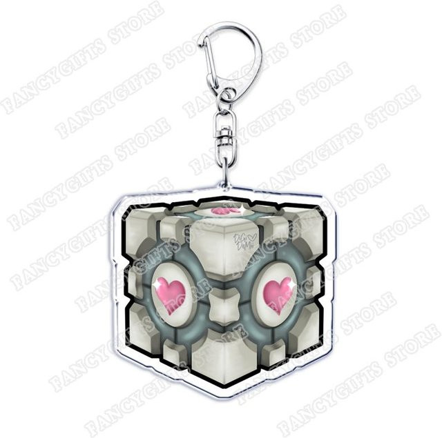 CHIC STUDIO Schlüsselanhänger Glados Aperture Laboratories, gray, Unisex - Bild 1