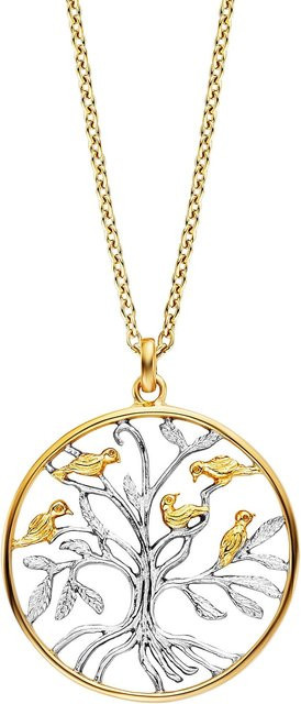 Julie Julsen Anhänger mit Kette, 925 Sterling Silber, Lebensbaum, Unisex - Bild 1