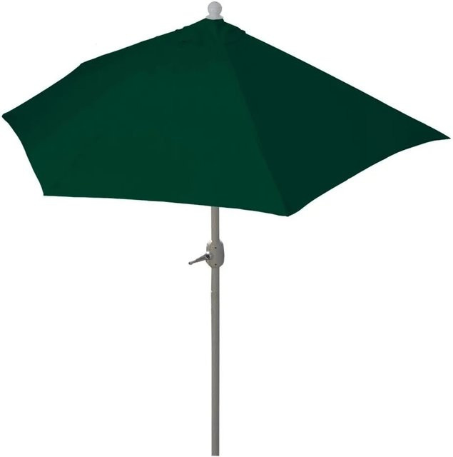 MCW Sonnenschirm Lorca halbrund, Grün, Durchmesser: 270 cm, UV 50+ - Bild 2