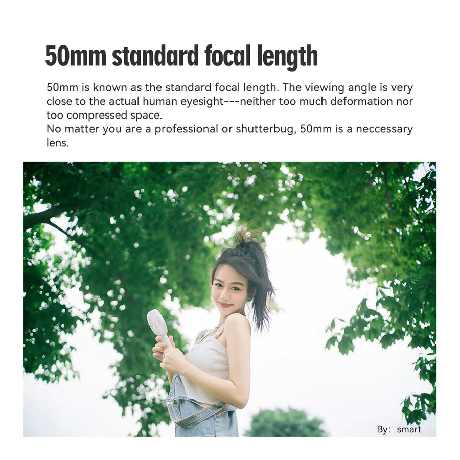 TTArtisan 50mm F2 Vollformat Manuelles Festbrennweiten-Porträtobjektiv in Schwarz für Sony E Nikon Z Fuji X Leica Sigma L-Mount - Bild 4