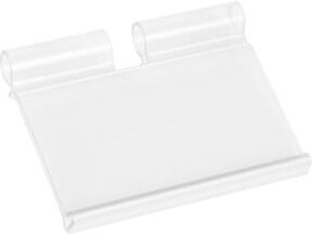 Kraftwerk Pendeltasche für Etikettenträger, transparent, B/H: 50 x 30 mm - Bild 1