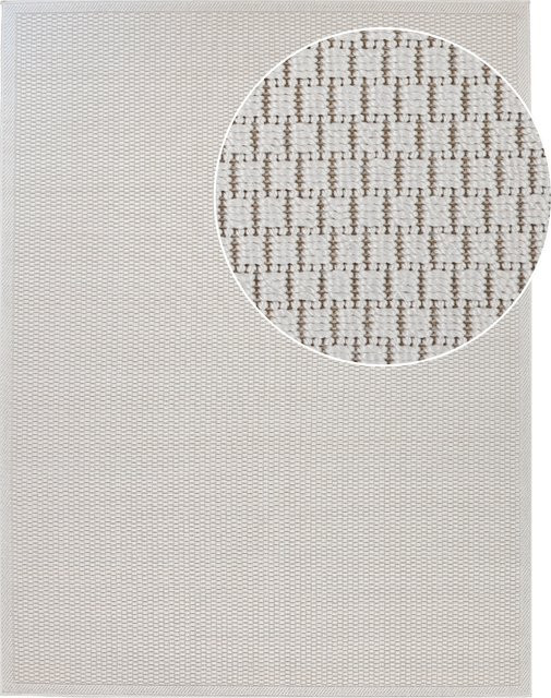 In- & Outdoor-Teppich Timba in Elfenbein/Beige, pflegeleicht und fußbodenheizungsgeeignet, B/T: 80 x 200 cm - Bild 1