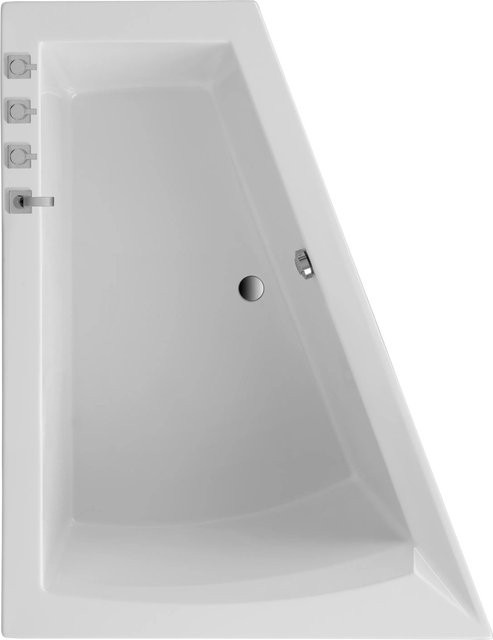 OTTOFOND Eckwanne Galia II asymmetrisch in Weiss, B/T/H: 135 x 175 x 70 cm - Bild 1