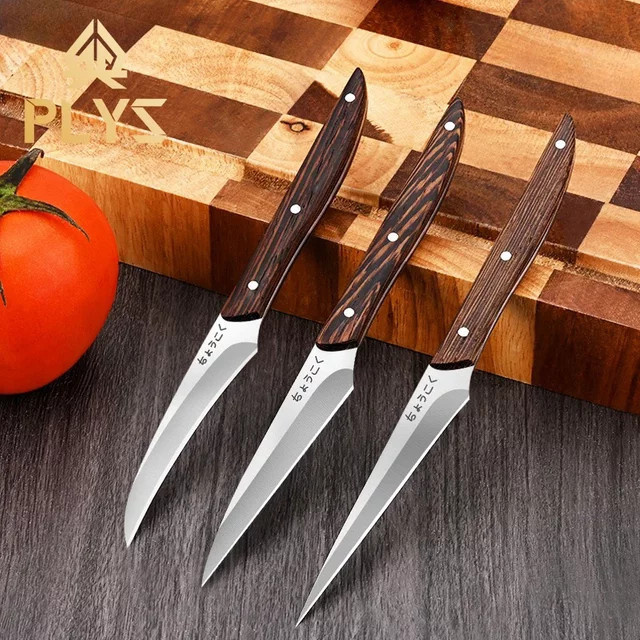 PLYS Chef Carving Set mit 3 professionellen Messern zum Schnitzen von Obst und Gemüse - Bild 1