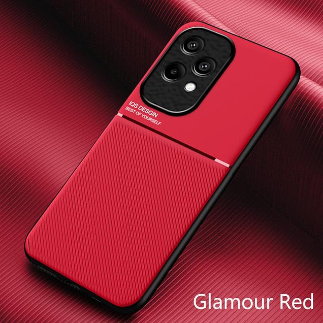 BestBuy 3C Magnetische Silikon Schutzhülle für Honor 200 Lite 5G in Rot - Bild 1