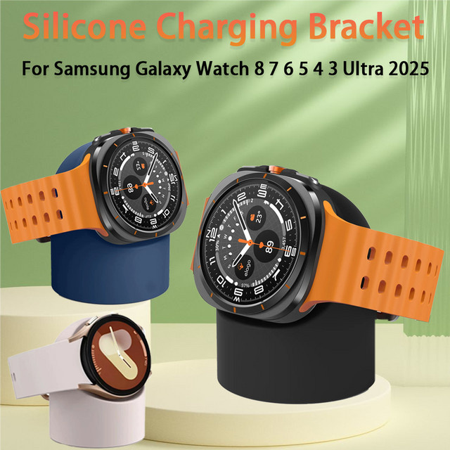 Samsung Silikon-Ladehalterung, Schwarz, Unisex - Bild 1