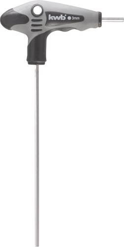 Kwb Sechskantschlüssel aus Chrome Vanadium in Grau mit Schlüsselweite 3 mm - Bild 1