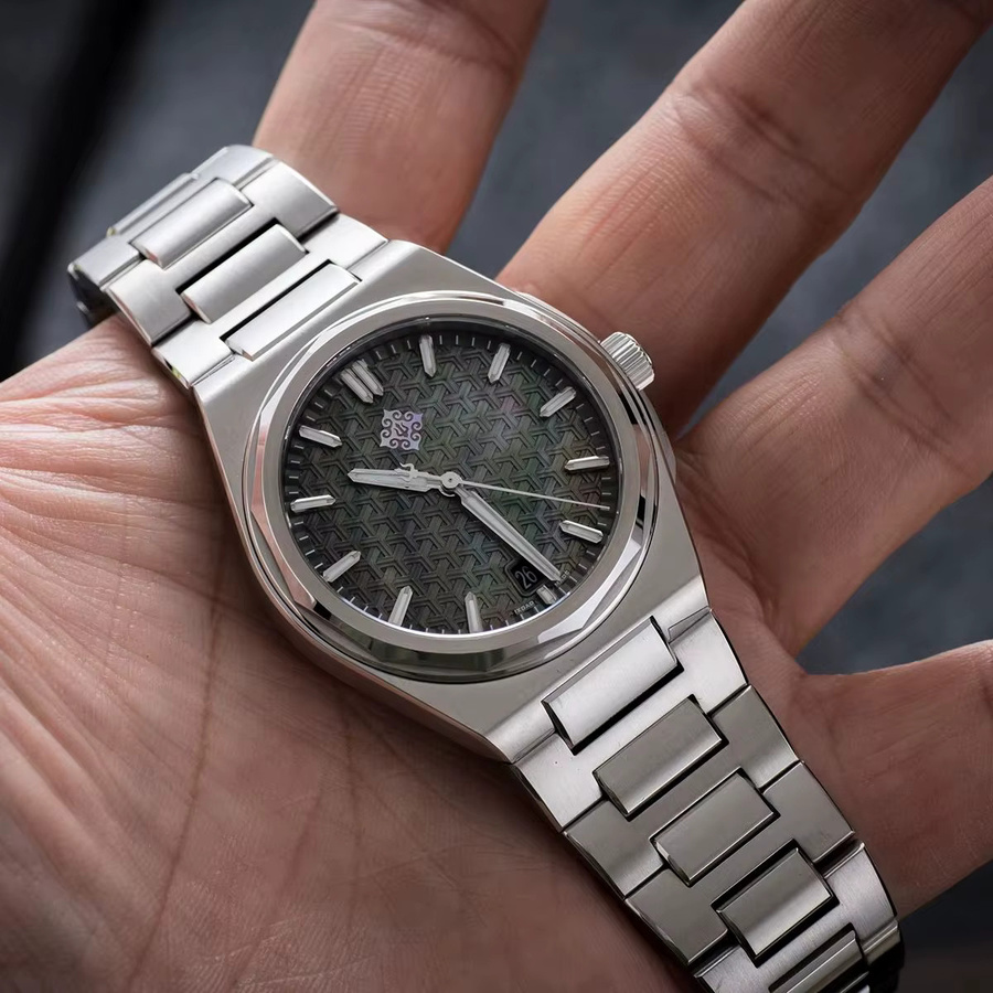 IX&DAO Automatik-Armbanduhr, Edelstahl, 37 mm, Herren - Bild 3