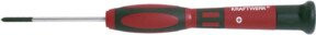 Kraftwerk Präzisions-Schraubendreher Phillips 00 in Rot, Länge: 50 mm - Bild 1