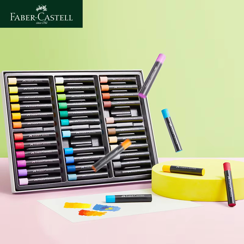 Faber-Castell Artist Soft Oil Pastels Professionelles Ölpastellset in Mehrfarben - Bild 2