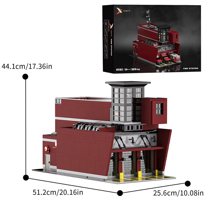 AMAZINGBLOKS Feuer Rettungs Station, Bausteine, 3079 Teile, ab 14 Jahre - Bild 4