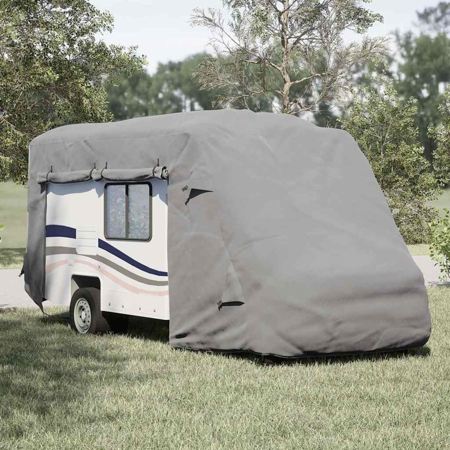 vidaXL Schutzhülle für Wohnmobil aus Vliesstoff, Grau, B/T/H: 610 x 235 x 275 cm - Bild 3