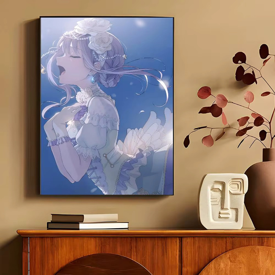 Anime Poster Yukina Minato B-BanG D-Dream Vintage Wandkunst Dekor für dein Zuhause oder Arbeitszimmer - Bild 4