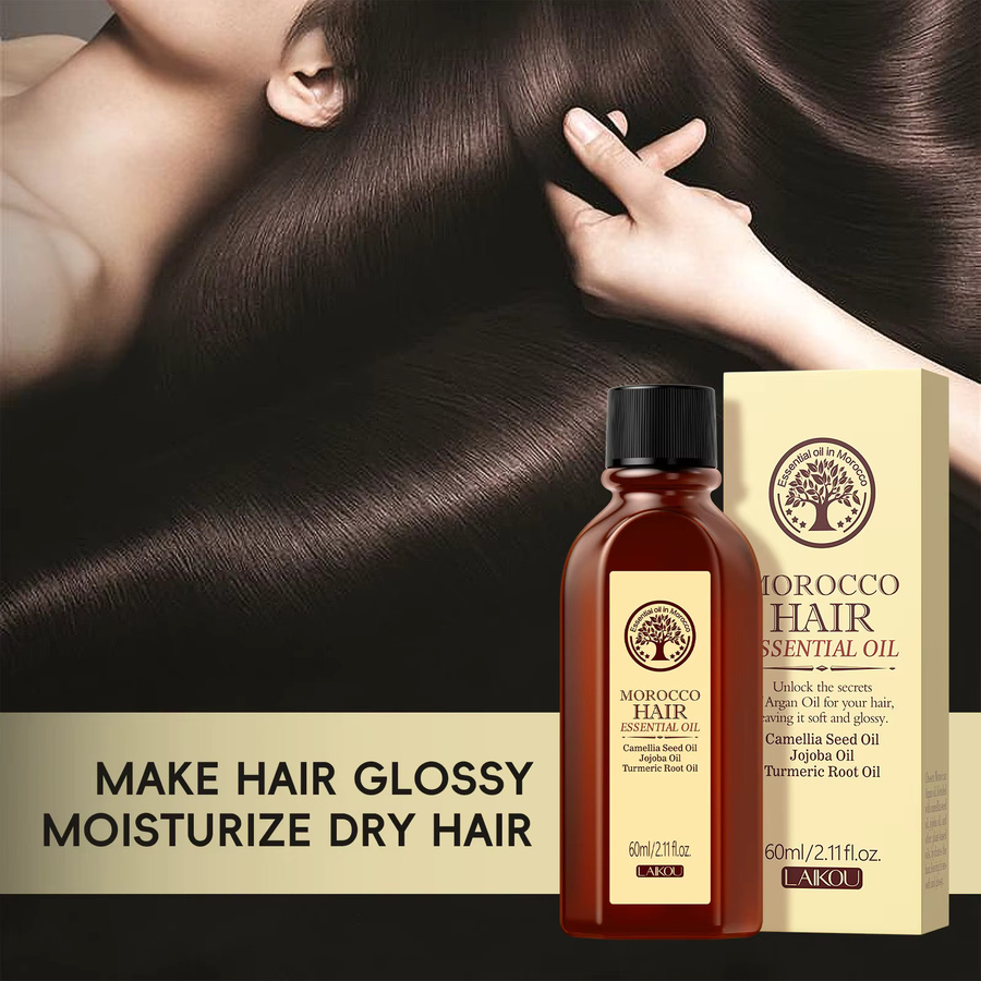 LAIKOU Marokko-Haaröl, 60 ml, für trockenes und strapaziertes Haar - Bild 6