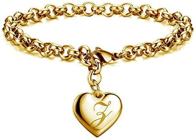 Wucifang Jewelry Armband, Titan, Gold, Damen - Bild 1