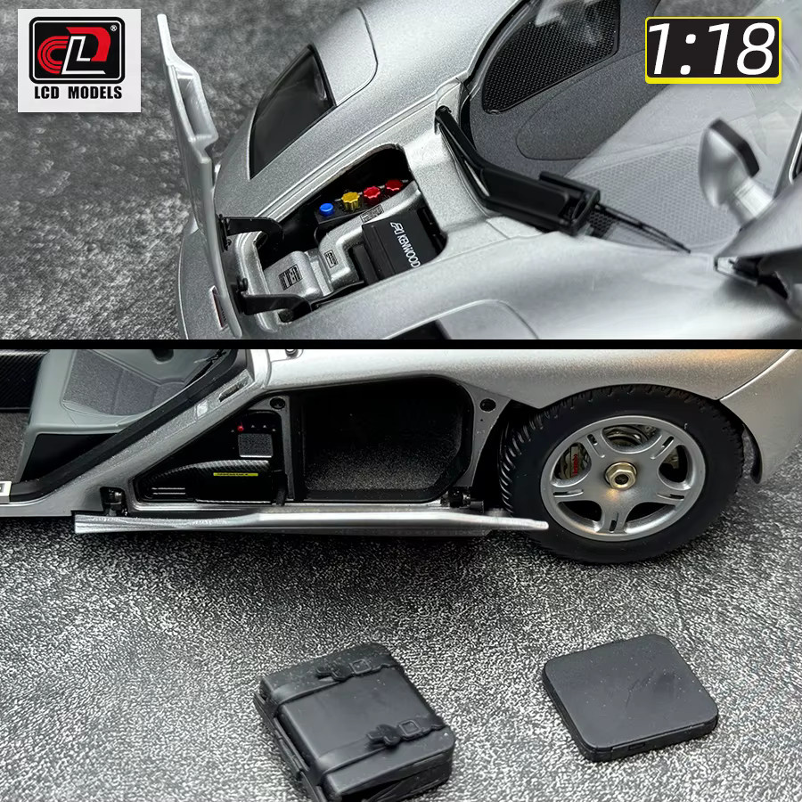 McLaren F1 XP5 Silber, Automodell, 1:18, Metall - Bild 3