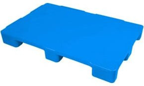 HMH Hygienepalette geschlossen aus Kunststoff, Farbe: blau, Euromaß, Traglast: 1.250 kg - Bild 1