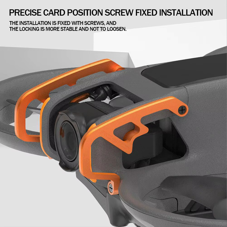 DJI Avatar 2 Schutzstange aus Aluminiumlegierung als Antikollisions-Objektivschutz in Grün oder Orange inklusive 2 Schrauben - Bild 4