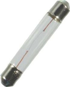 Scharnberger Hasenbein Soffittenlampe S6 Halogenlampe 18V 3W transparent - Bild 1
