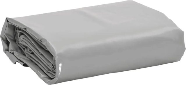 vidaXL Abdeckplane aus PVC in Grau mit 650 g/m² B/H: 4 x 8 m - Bild 1