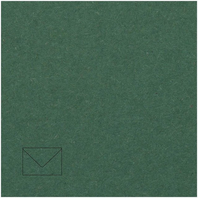 Rico Design Paper Poetry Kuvert Essentials C6 Dunkelgrün, 5 Stück - Bild 1