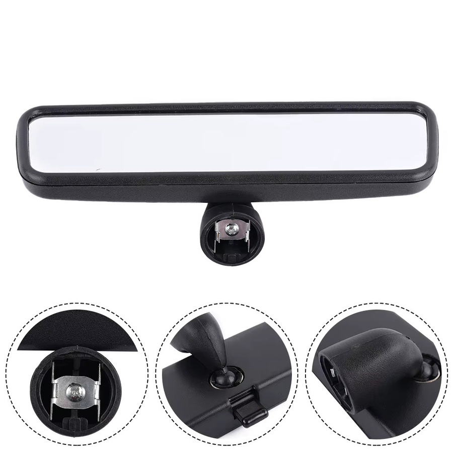 Schwarzer Innenspiegel als Ersatz für VW Golf IV B5 MK4 1998-2005 3B0 857 511 G - Bild 5
