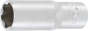 BGS Steckschlüssel-Einsatz Super Lock tief 9358, Antrieb 1/2 Zoll, SW 20 mm, Silber - Bild 1