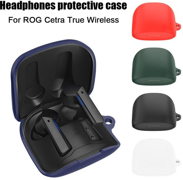Silikon-Staubschutzhülle für ASUS ROG Cetra True Wireless Gaming-Kopfhörer in Weiß - Bild 1