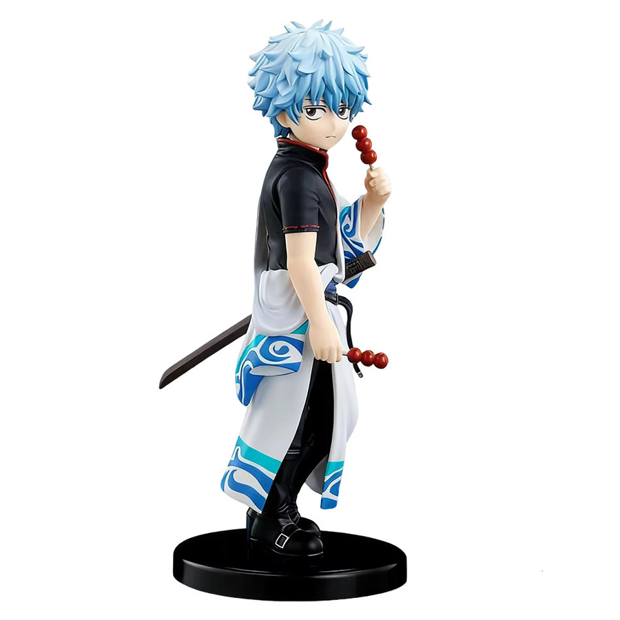 Bandai Gintama Sakata Gintoki Katsura Kotarou Actionfigur, Q-Version, 14cm - Bild 5