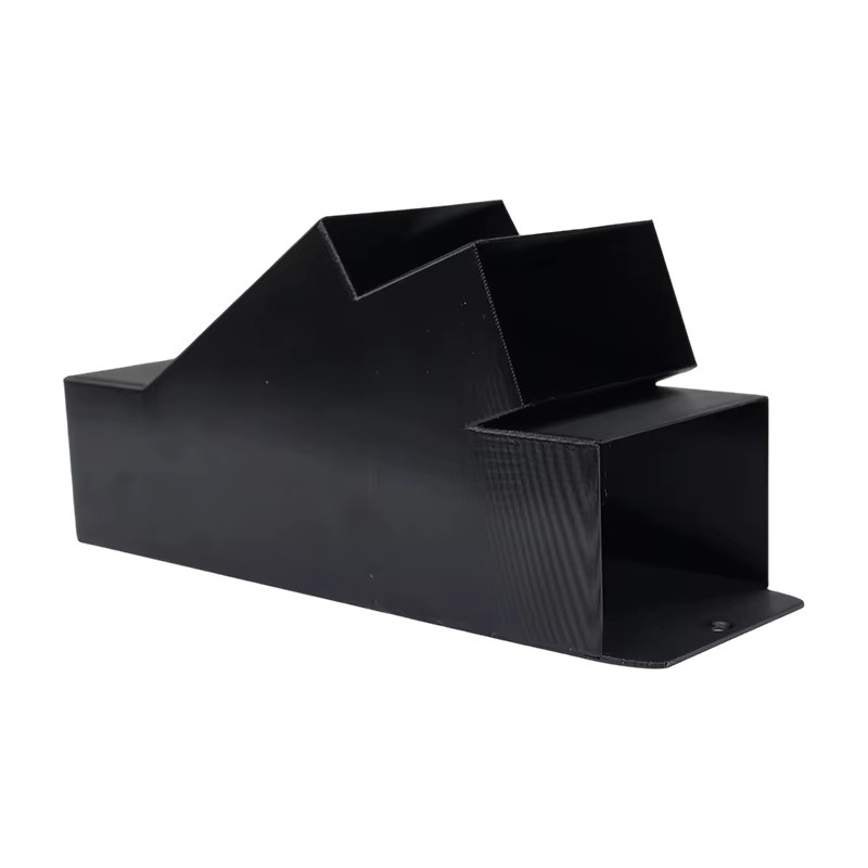 Wandmontierte RV-Tür-Aufbewahrungsbox in Schwarz als universeller Organizer für Kabelbinder und Strohhalme inklusive Schrauben, B/T/H: 21,0 x 7,0 x 5,0 cm - Bild 3