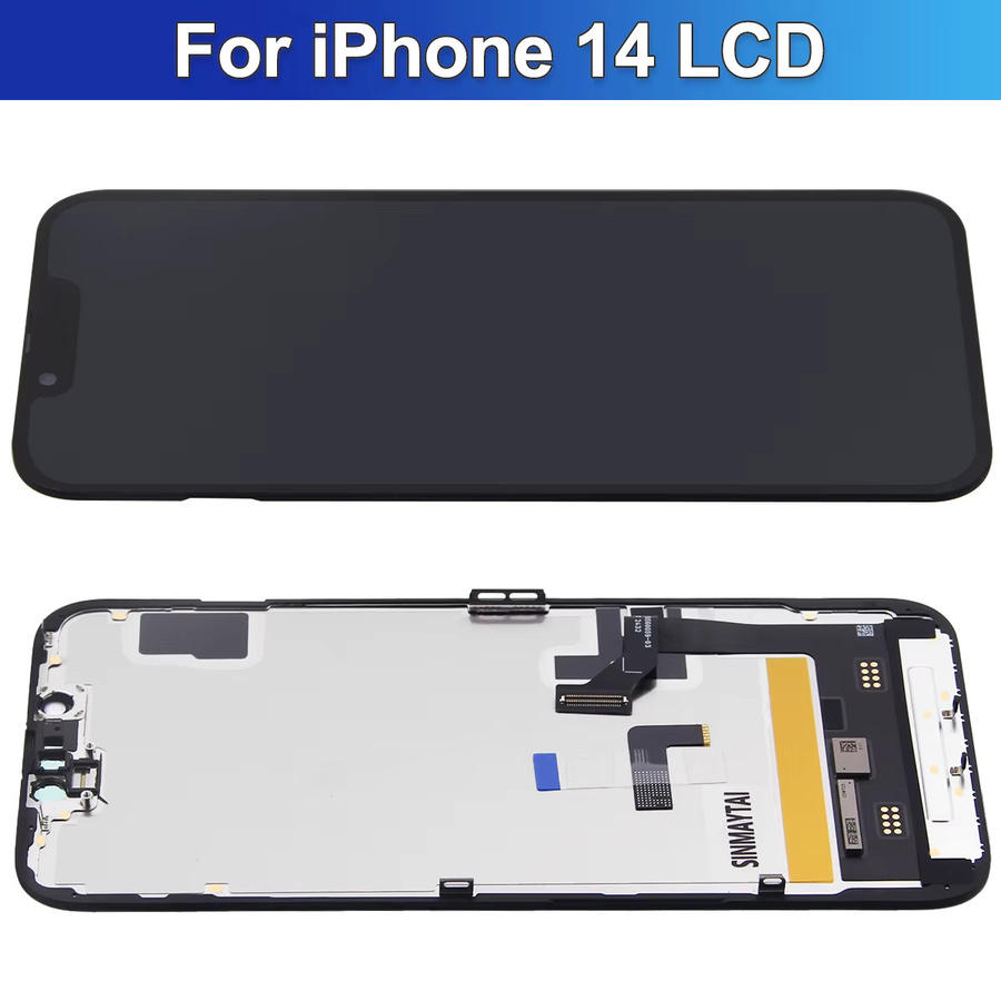JK OLED Ersatz LCD Display mit Touchscreen Digitizer Baugruppe für iPhone 14 in Schwarz (Modelle A2882, A2649, A2881, A2884) - Bild 4