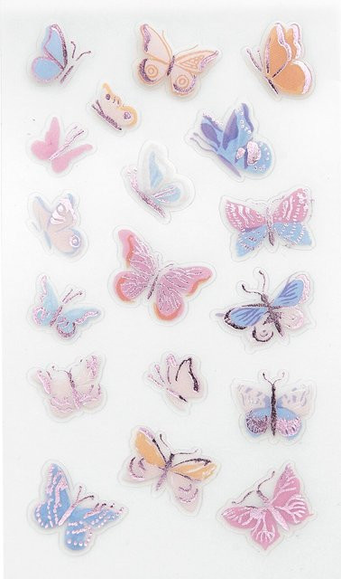 Rico Design Paper Poetry Foliensticker Schmetterlinge - Bild 1