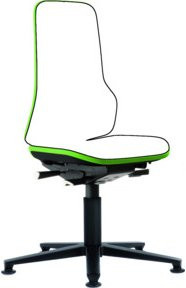 Bimos Arbeitsstuhl Neon Basisstuhl mit Gleiter Flexband in Grün mit Sitztiefenverstellung und Gewichtsregulierung - Bild 1