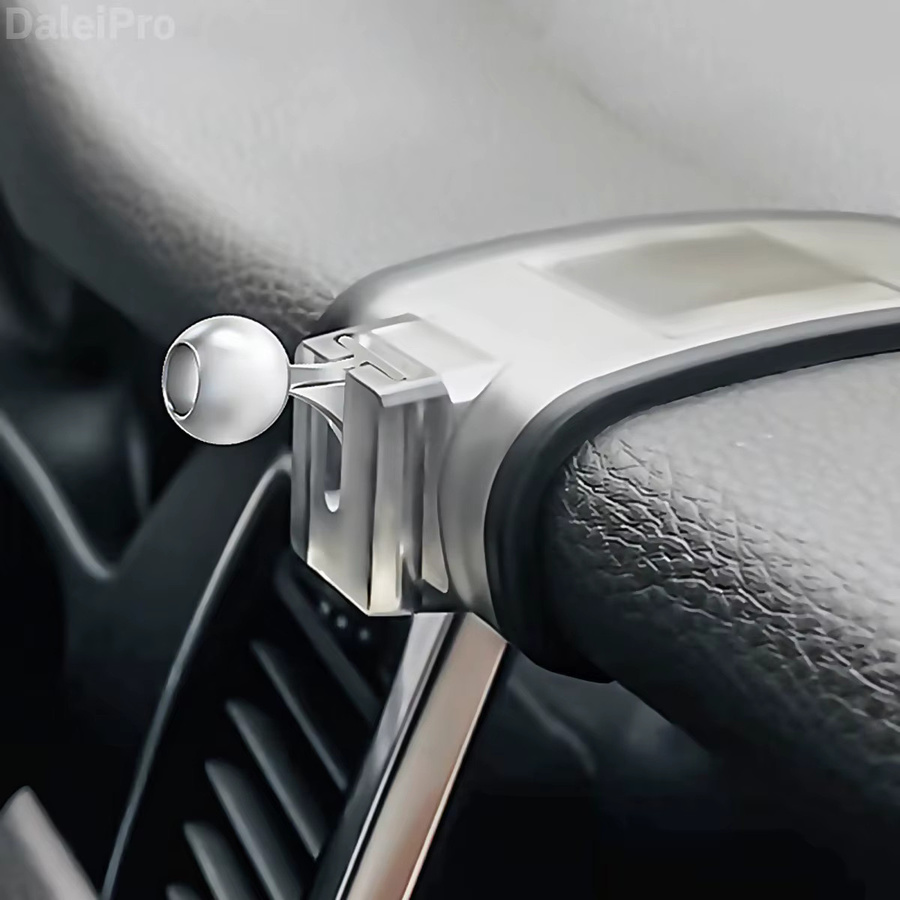 DaleiPro Magnetische MagSafe Auto-Handyhalterung mit Wireless-Ladegerät für Porsche Macan (2015-2025), Schwarz - Bild 2