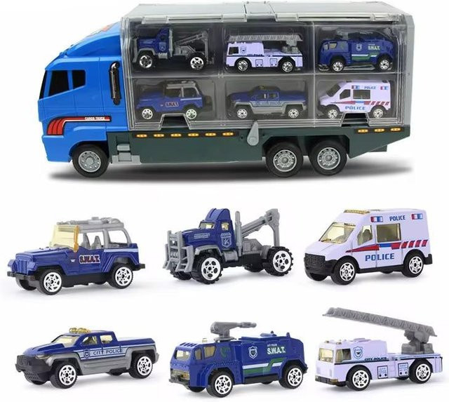 Yiran toy LKW Set, Fahrzeuge, Metall, Grau, ab 4 Jahren - Bild 1