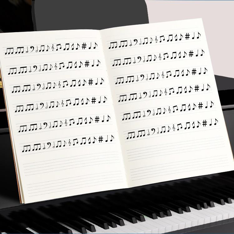 Grundschul-Notenheft für Musik-Anfänger im großen Format aus Papier - Bild 2