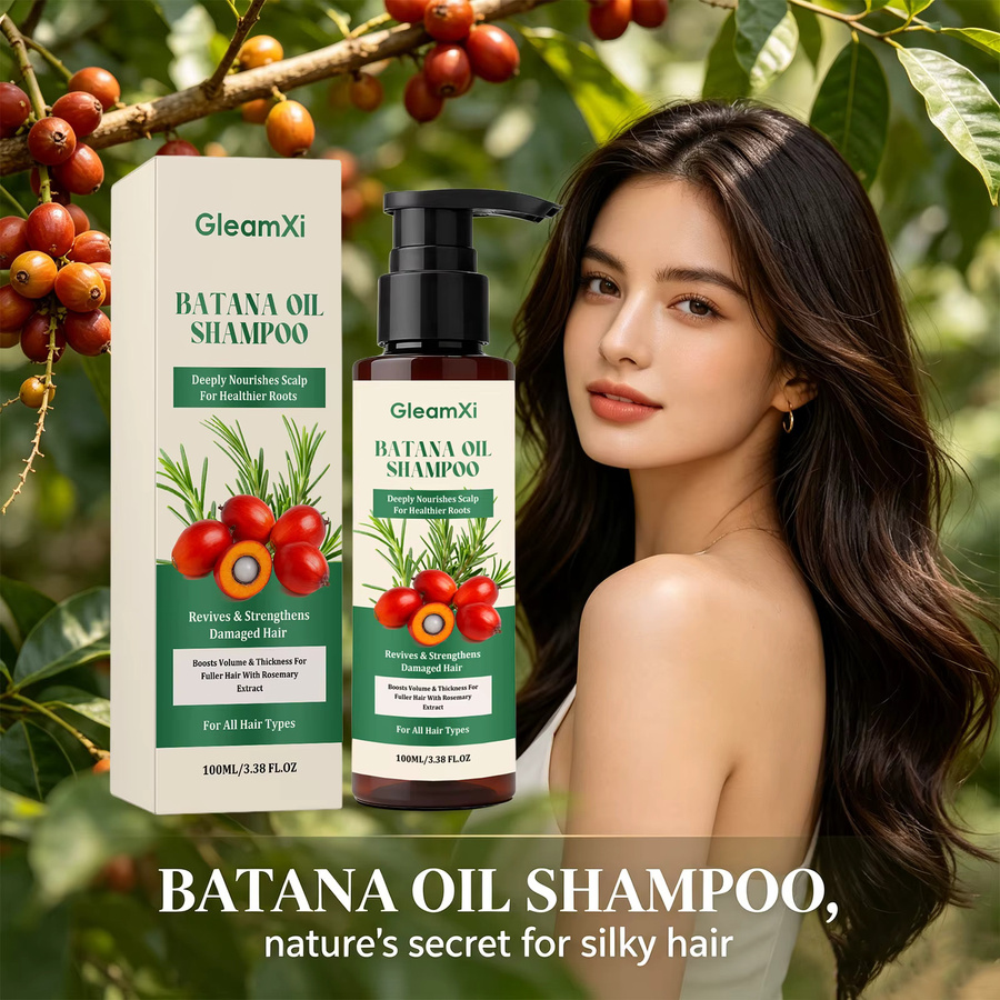 Gleamxi Batana-Öl-Shampoo mit Rosmarin für trockenes Haar - Bild 5