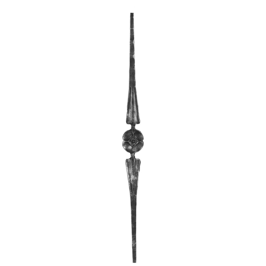 FeNau Zierstab mit Blume in Silber aus Metall, Höhe: 180 cm, Breite: 140 cm - Bild 2