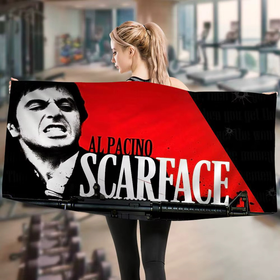 Potdemiel Scarface Badetuch aus Mikrofaser für Kinder, weich und wasserabsorbierend, mehrfarbig - Bild 5