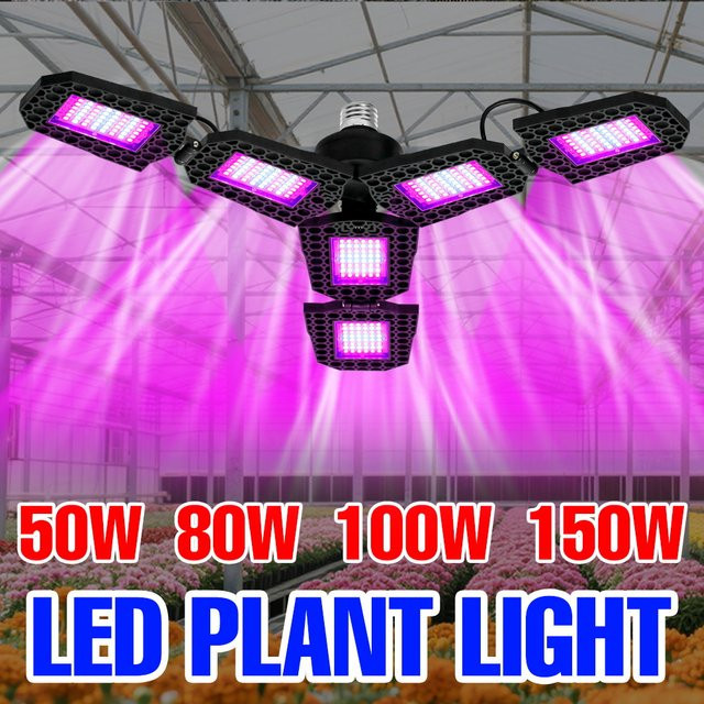 150 W LED Vollspektrum Pflanzenlampe für Indoor-Anbau, Gewächshaus und Hydrokultur - Bild 1