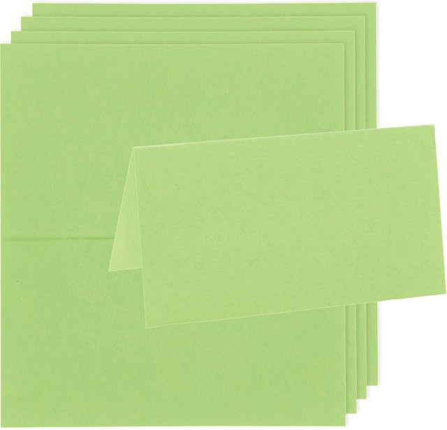 Rico Design Paper Poetry Luxury Tischkarten in Hellgrün - Bild 1