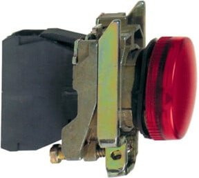 Schneider Electric Leuchtmelder XB4BVM4 in Rot mit LED-Modul 230V aus Metall - Bild 2