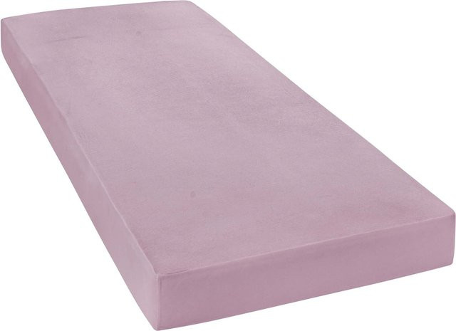 Janine Spannbetttuch aus Mako Feinjersey in Pink - Bild 1