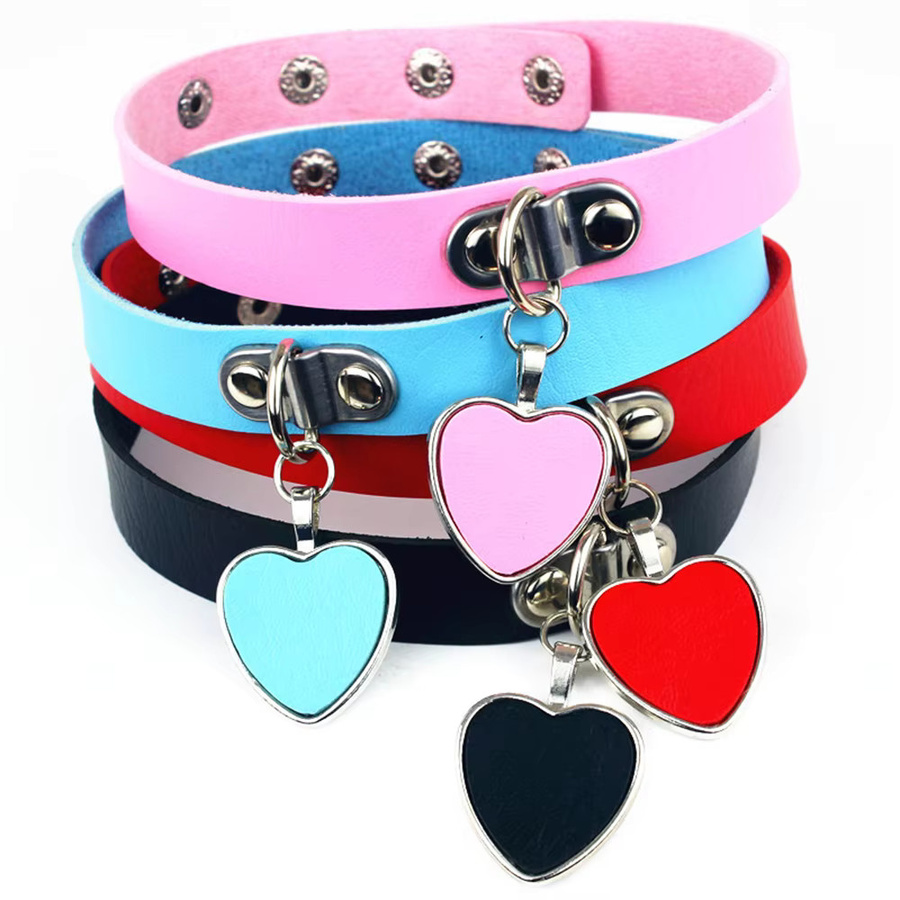 UNIRDB Choker Halskette, Leder, Schwarz, Damen - Bild 4