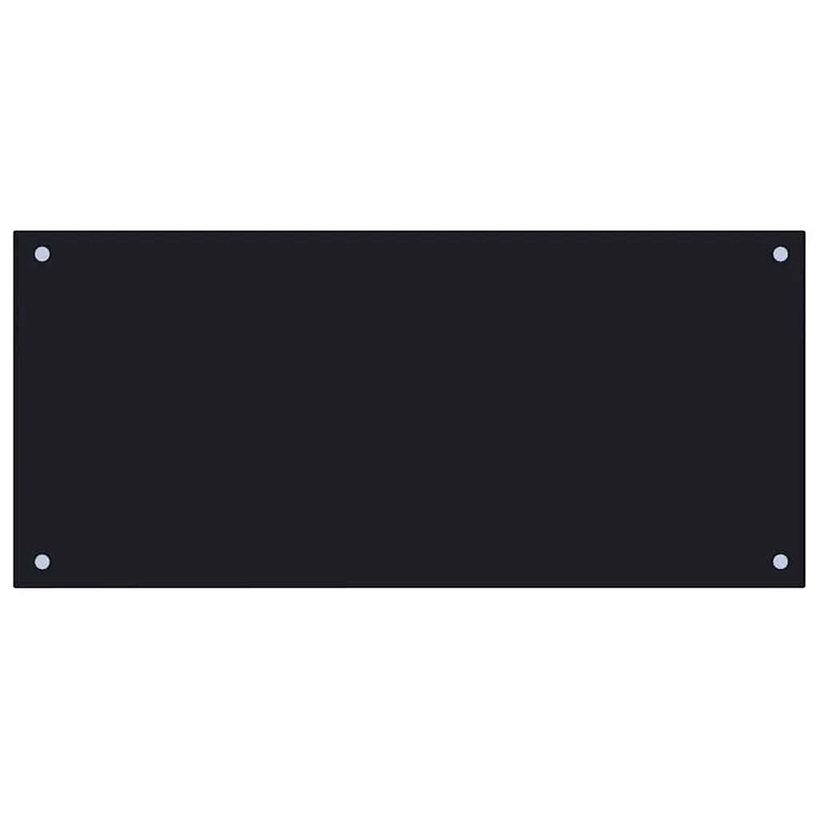 vidaXL Küchenrückwand aus Hartglas in Schwarz, Breite: 90 cm, Höhe: 40 cm, Tiefe: 40 cm - Bild 2