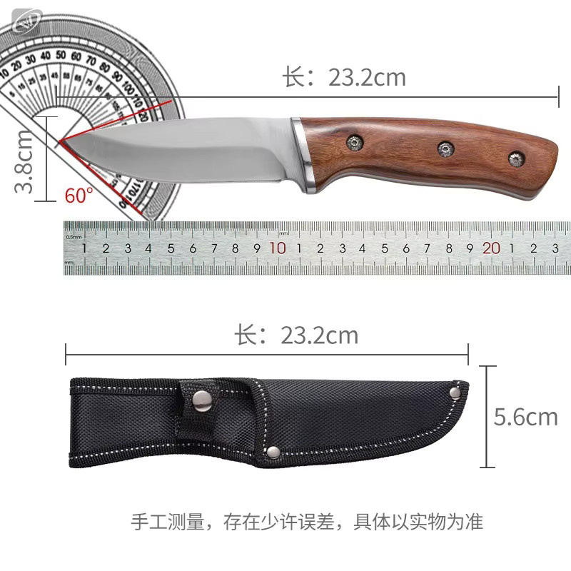 Handgefertigtes Ausbeinmesser aus geschmiedetem Edelstahl von ALLWIN HOUSEWARE W in Silber und Rot mit Holzgriff - Bild 6