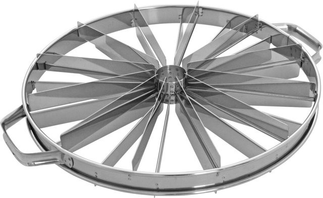 Schneider Torteneinteiler aus Edelstahl in Silber, 12/16-teilig, Höhe: 5,3 cm, Durchmesser: 33 cm - Bild 1